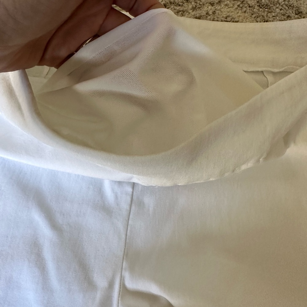 Charter Club Women's stretch Tummy Control Cropped Pants White Size 14 - Picture 2 of 9